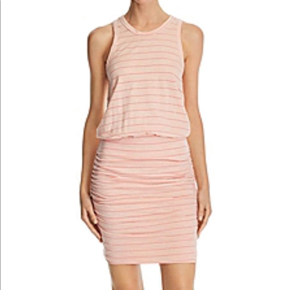 NWOT SUNDRY stripped Ruched Dress